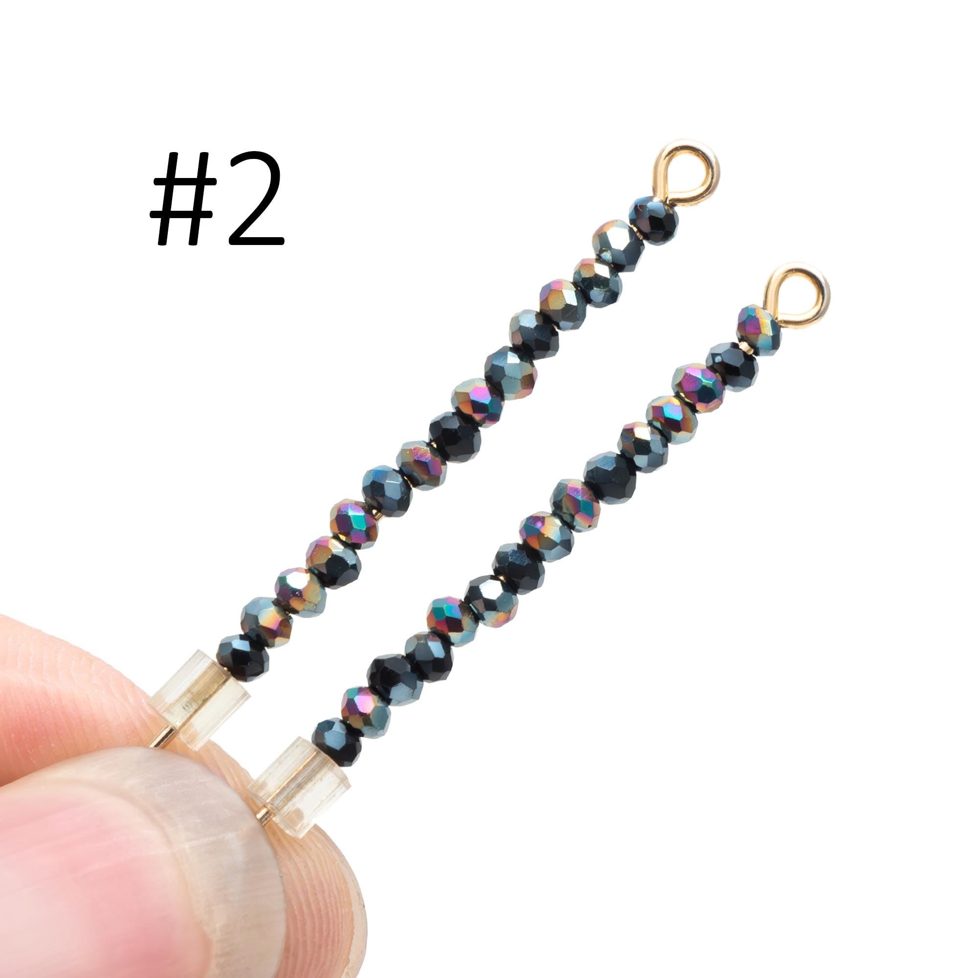 150 beads Crystal Faceted Rondelle Beads 2mm, Tiny Size Glass Spacer Beads-(BZ02)